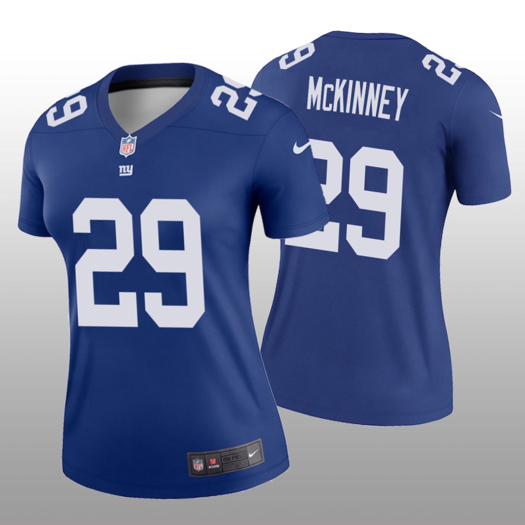 New York Giants Xavier McKinney Royal Jersey Legend - Women's