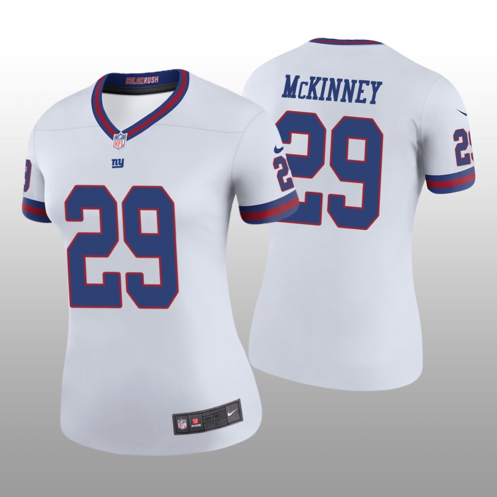 New York Giants Xavier McKinney White Jersey Color Rush Legend - Women's