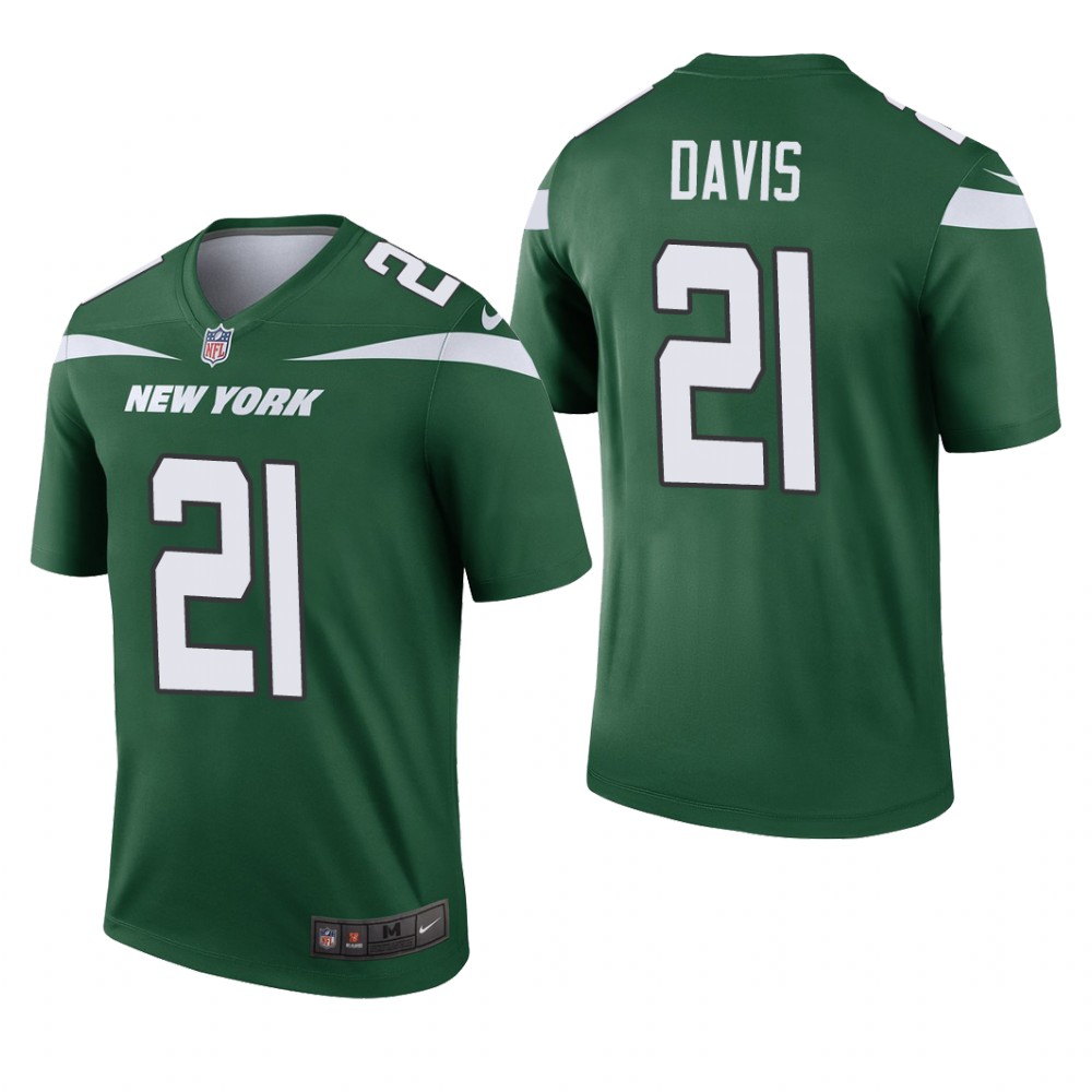New York Jets Ashtyn Davis Green Jersey Legend - Men's