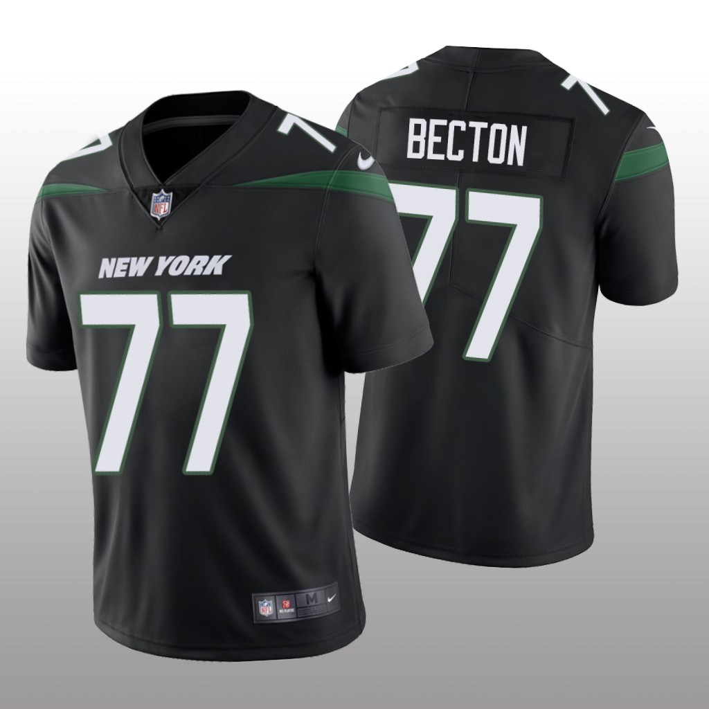 New York Jets Black 2020 NFL Draft Vapor Limited Mekhi Becton Jersey