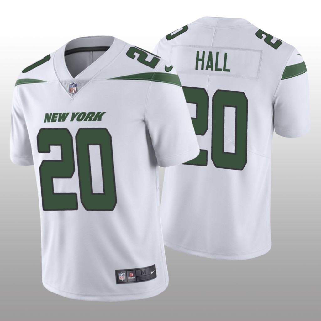 New York Jets Breece Hall White Jersey Vapor Limited Vapor Limited - Men's