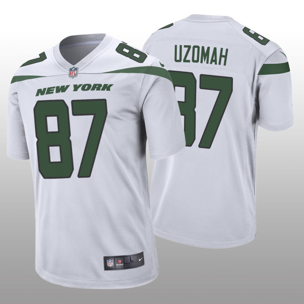 New York Jets C.J. Uzomah White Jersey Game - Men's