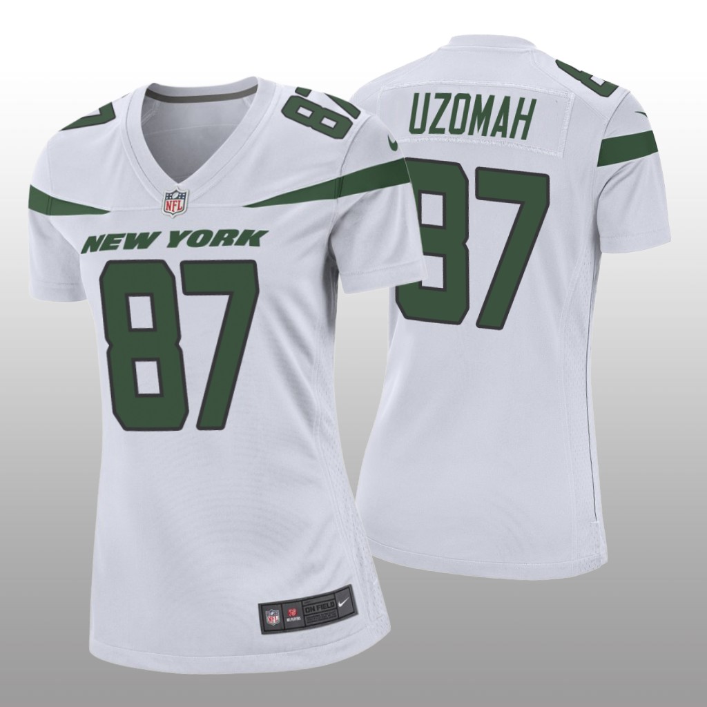 New York Jets C.J. Uzomah White Jersey Game - Women's