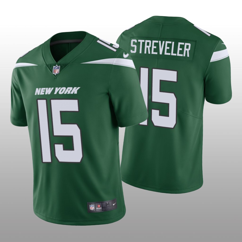 New York Jets Chris Streveler Green Jersey Vapor Limited Vapor Limited - Men's