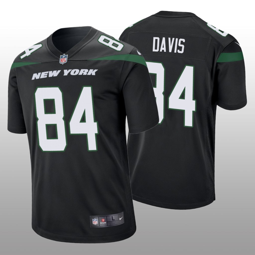 New York Jets Corey Davis Black Jersey Game - Men's