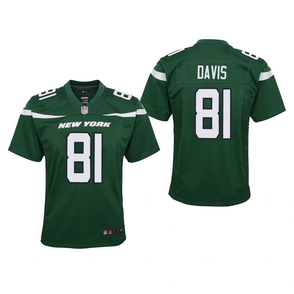 New York Jets Corey Davis Green Jersey Game - Youth