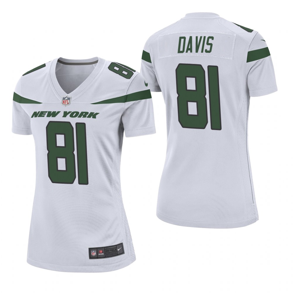 New York Jets Corey Davis White Jersey Game - Women's