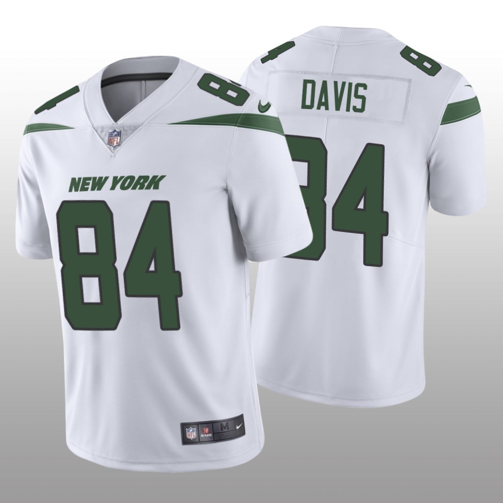New York Jets Corey Davis White Jersey Vapor Limited - Men's