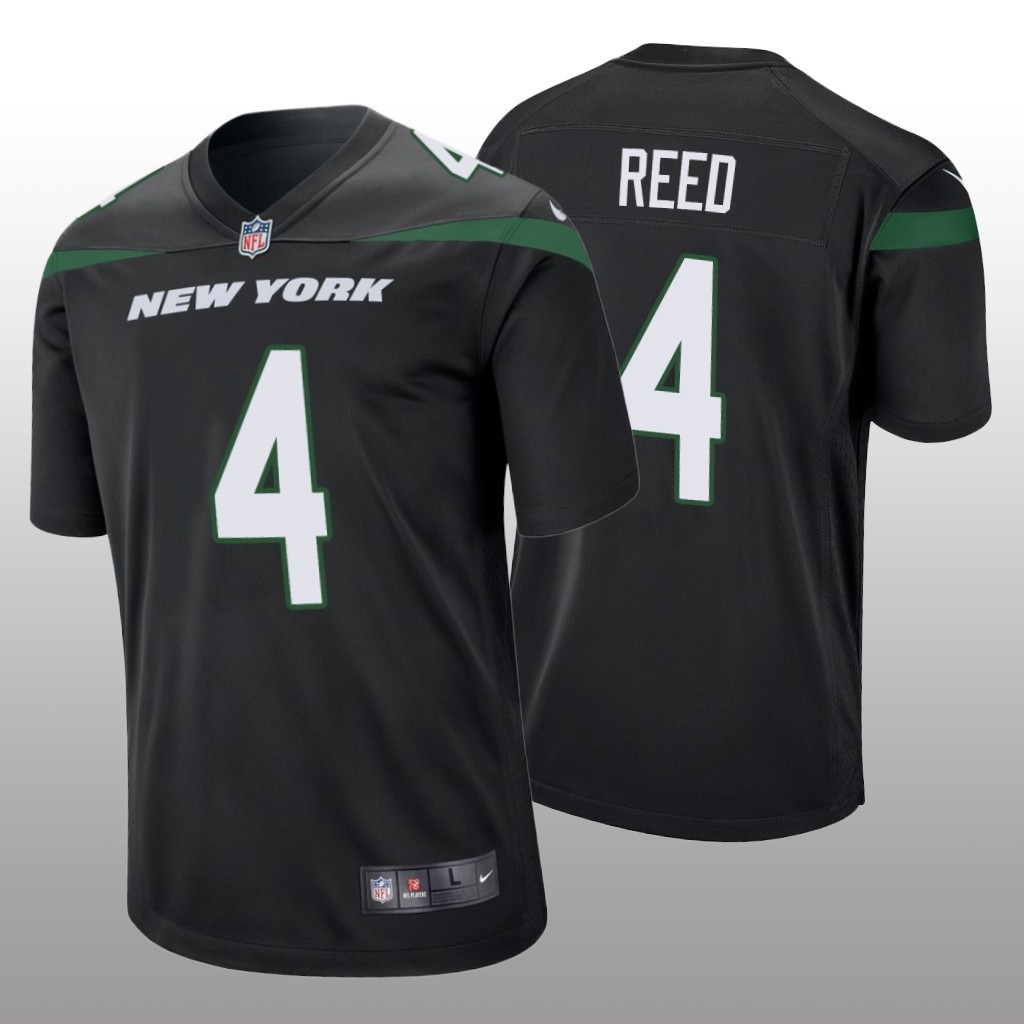 New York Jets D.J. Reed Black Jersey Game - Men's