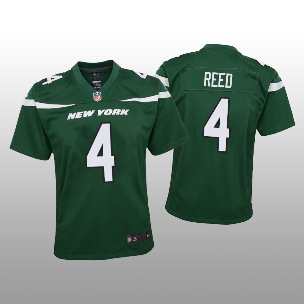 New York Jets D.J. Reed Green Jersey Game - Youth