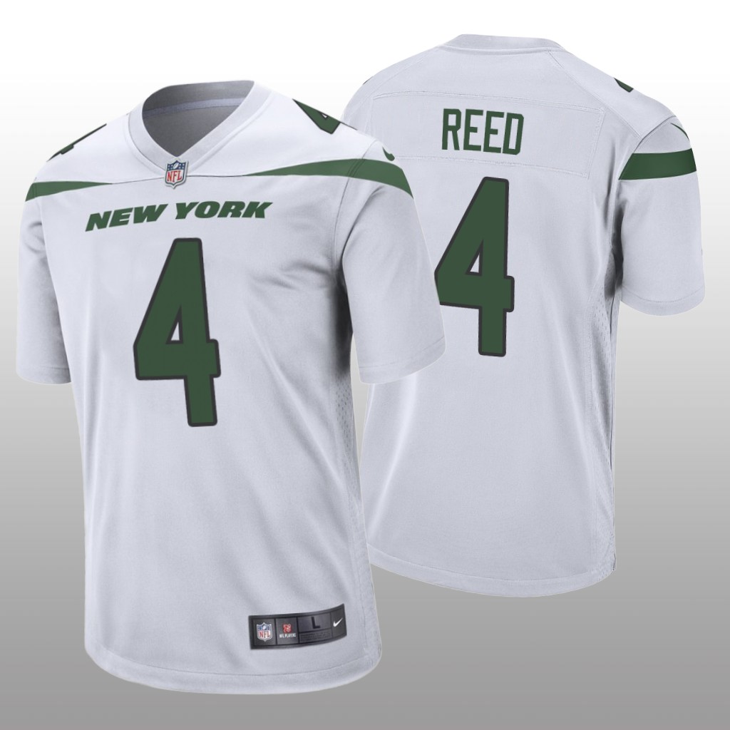 New York Jets D.J. Reed White Jersey Game - Men's