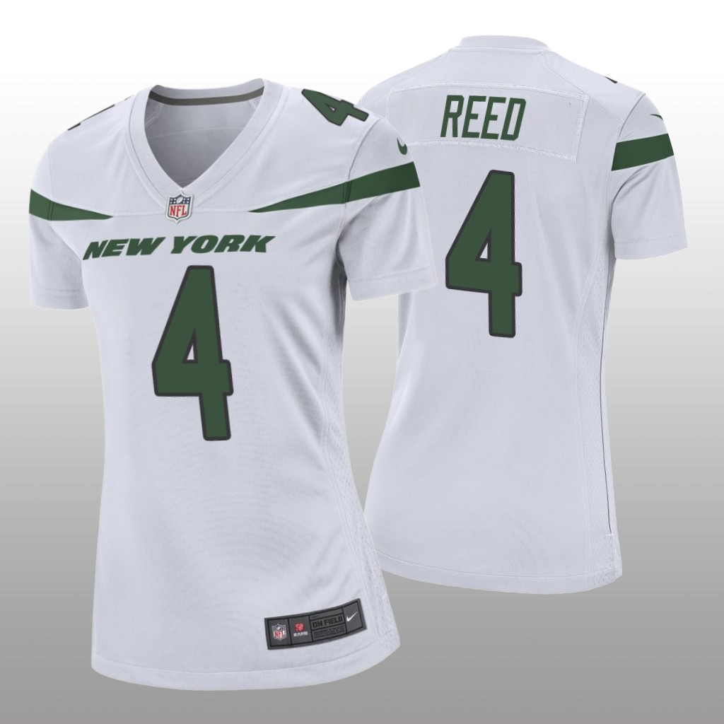 New York Jets D.J. Reed White Jersey Game - Women's