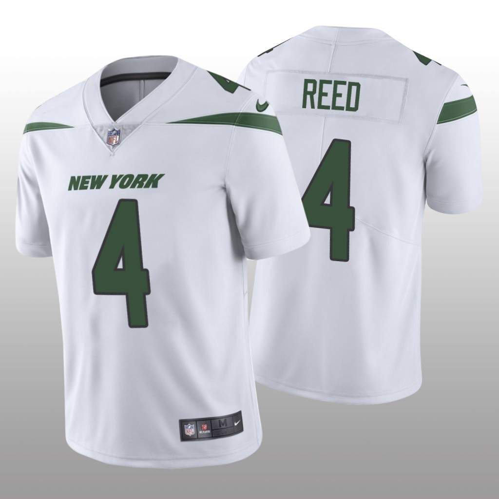 New York Jets D.J. Reed White Jersey Vapor Limited Vapor Limited - Men's