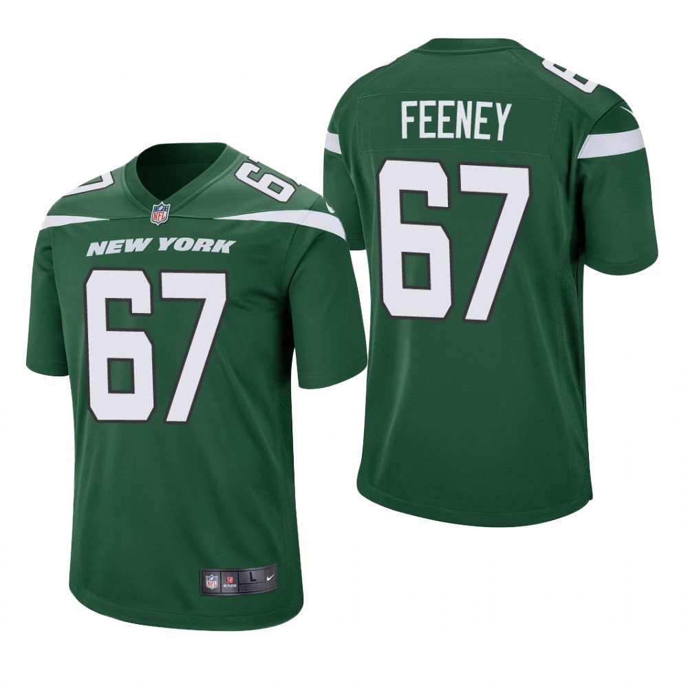 New York Jets Dan Feeney Green Jersey Game - Men's