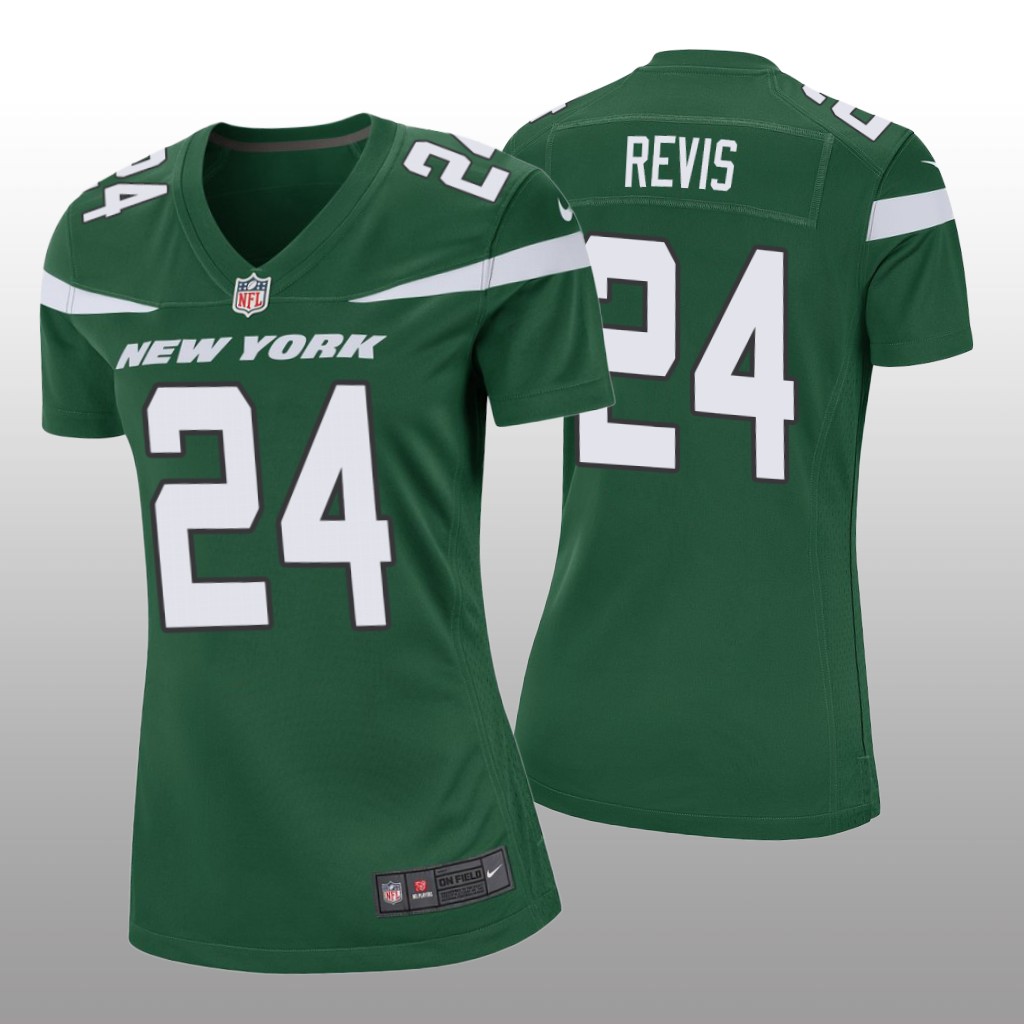 New York Jets Darrelle Revis Green Jersey Game - Women's