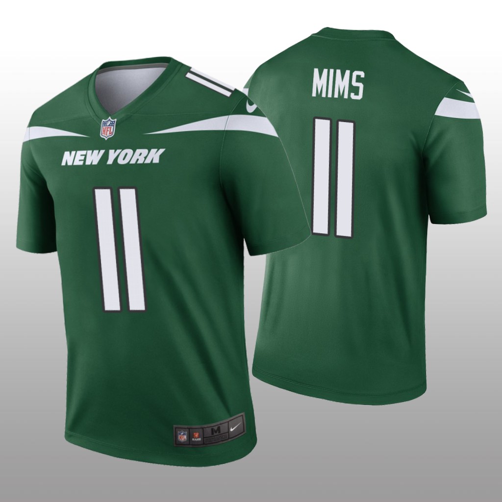 New York Jets Denzel Mims Green Jersey Legend - Men's