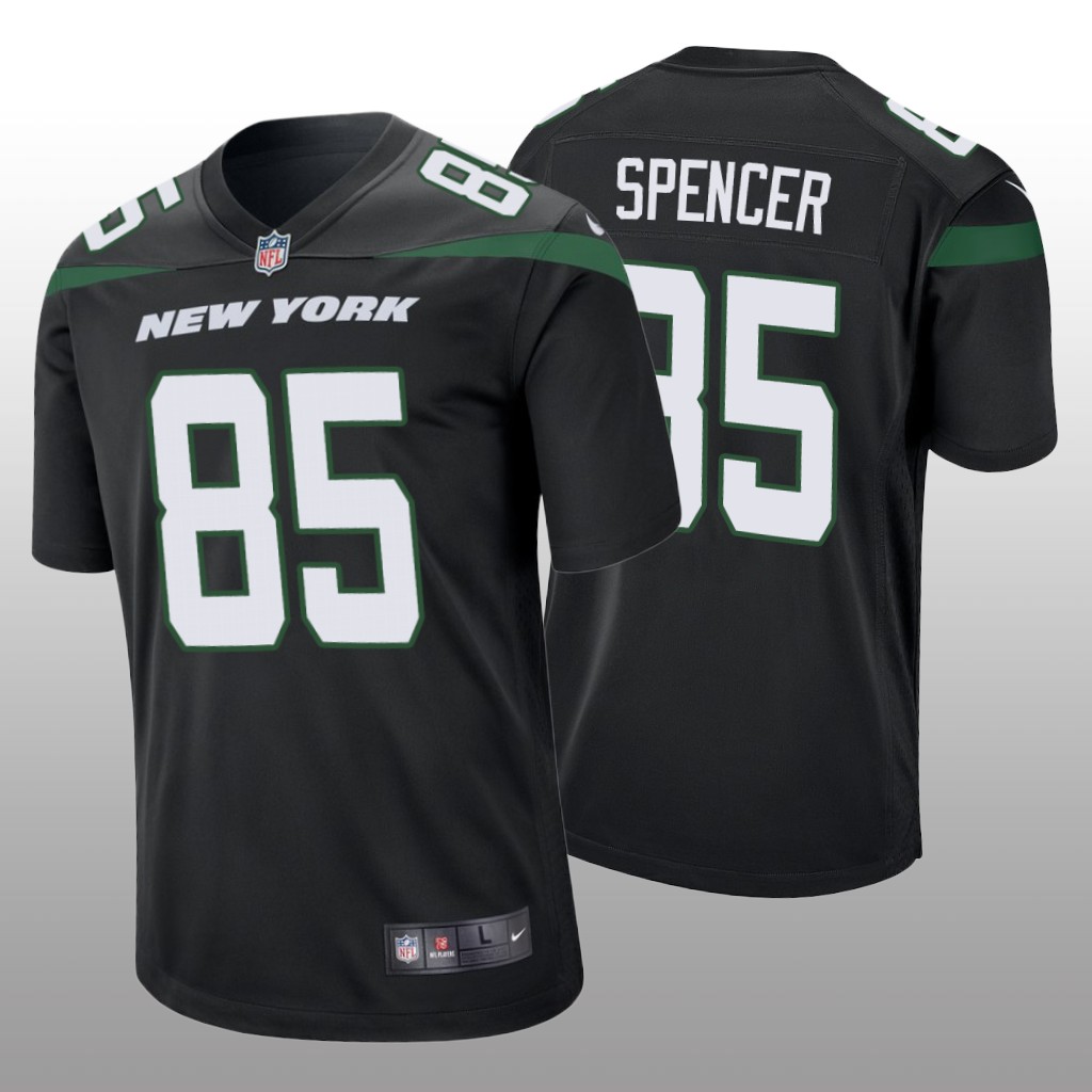 New York Jets Diontae Spencer Black Jersey Game - Men's