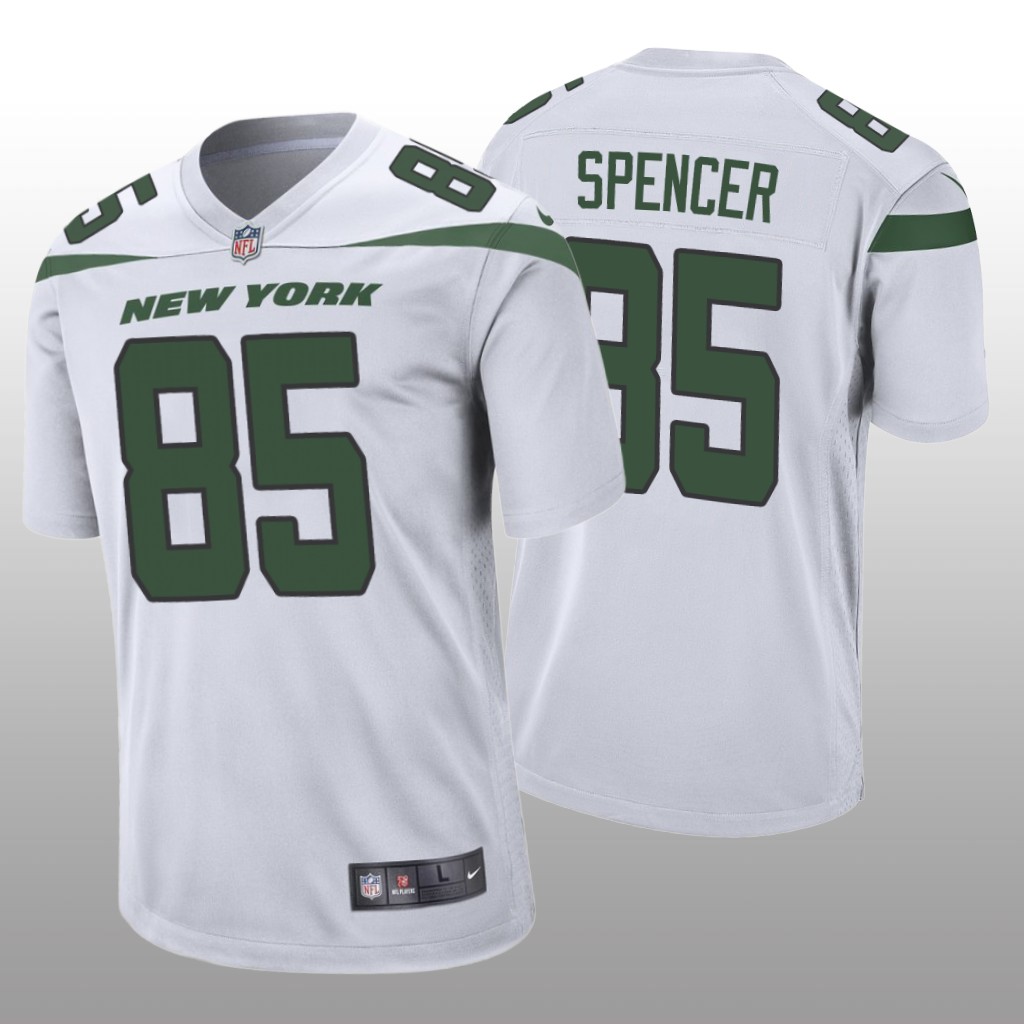 New York Jets Diontae Spencer White Jersey Game - Men's