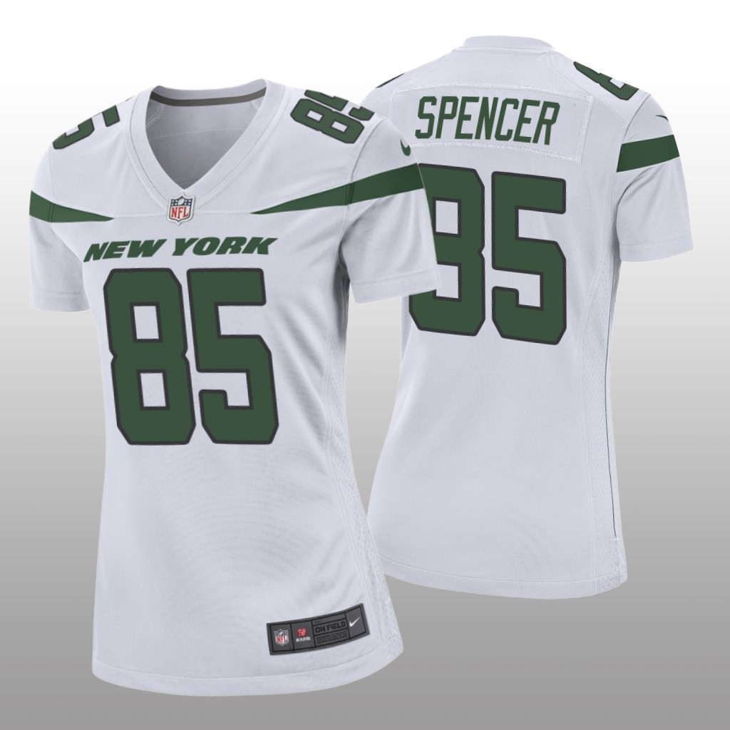 New York Jets Diontae Spencer White Jersey Game - Women's