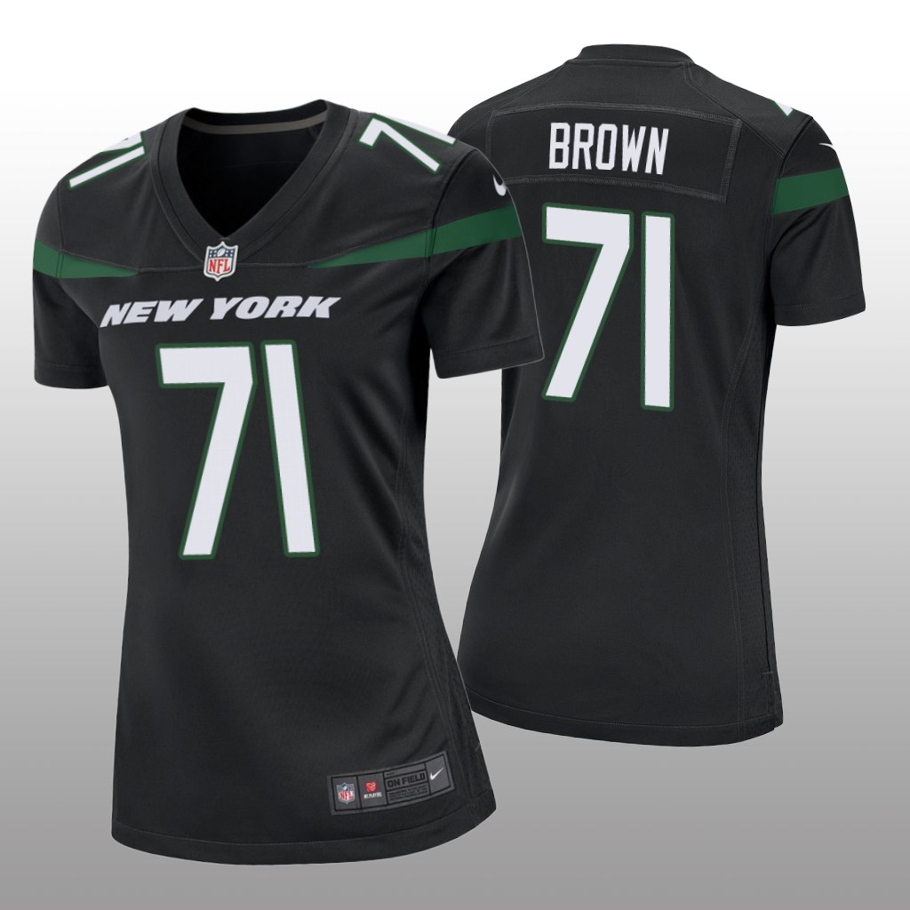 New York Jets Duane Brown Black Jersey Game - Women's