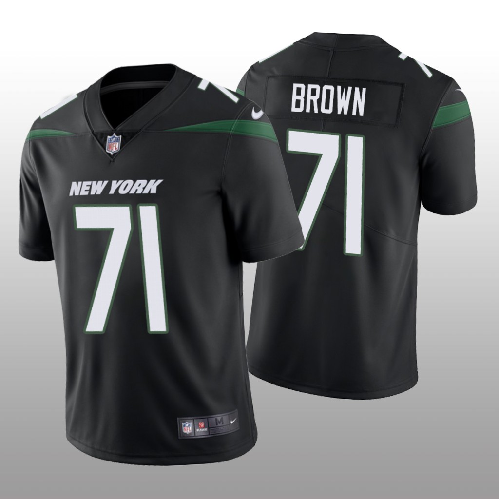 New York Jets Duane Brown Black Jersey Vapor Limited - Men's