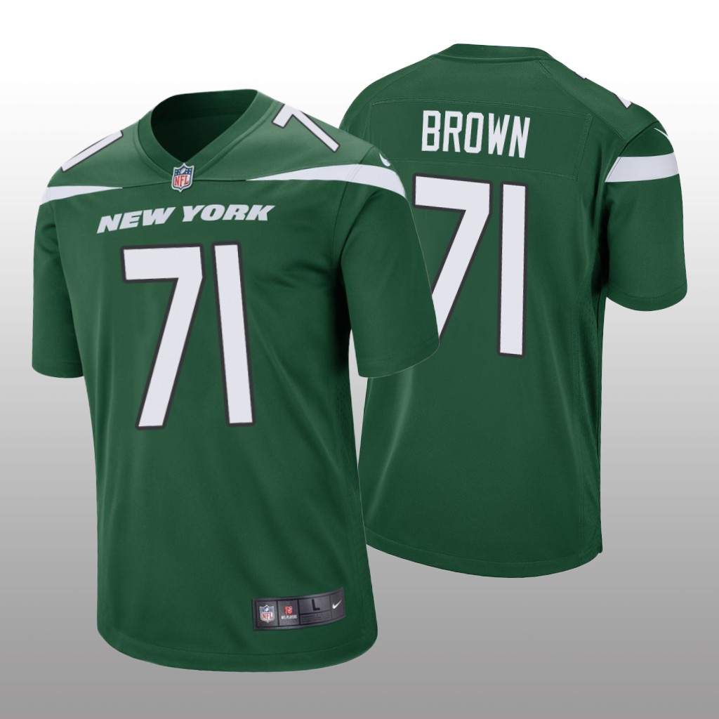 New York Jets Duane Brown Green Jersey Game - Men's