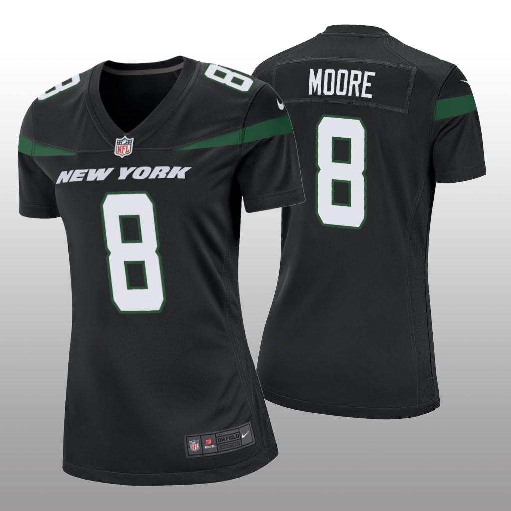 New York Jets Elijah Moore Black Jersey Game - Women's