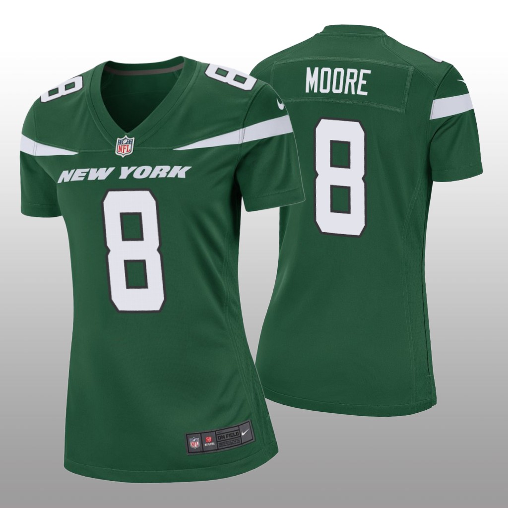 New York Jets Elijah Moore Green Jersey Game - Women's