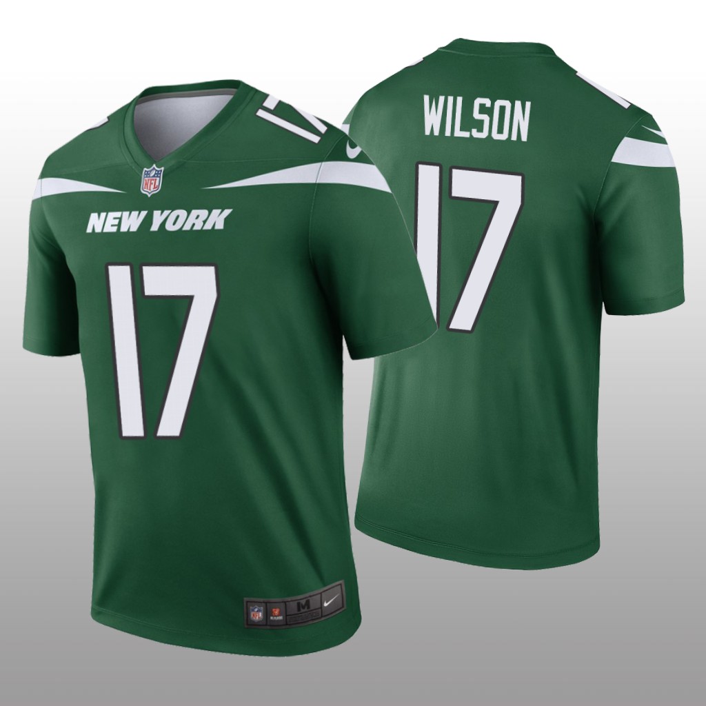 New York Jets Garrett Wilson Green Jersey Legend - Men's