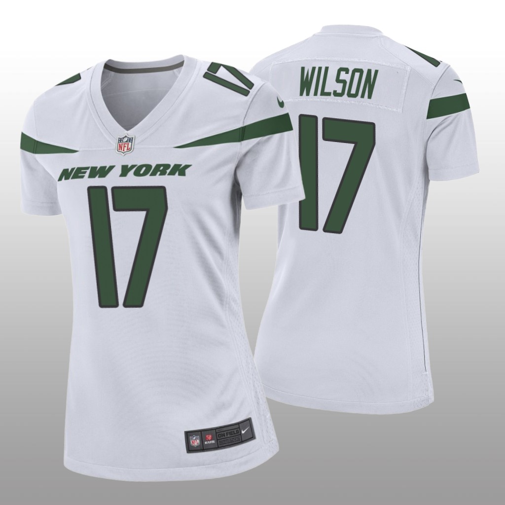 New York Jets Garrett Wilson White Jersey Game - Women's