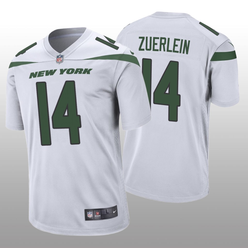 New York Jets Greg Zuerlein White Jersey Game - Men's