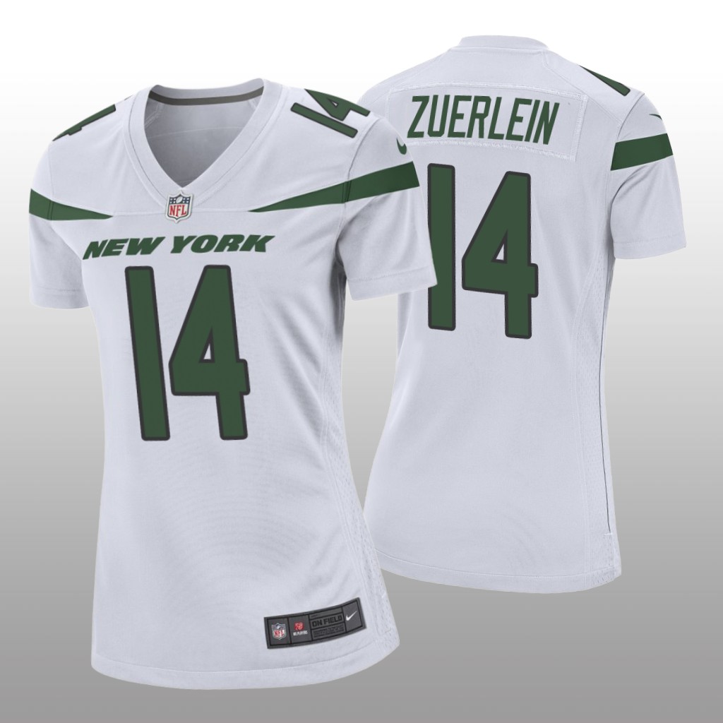 New York Jets Greg Zuerlein White Jersey Game - Women's