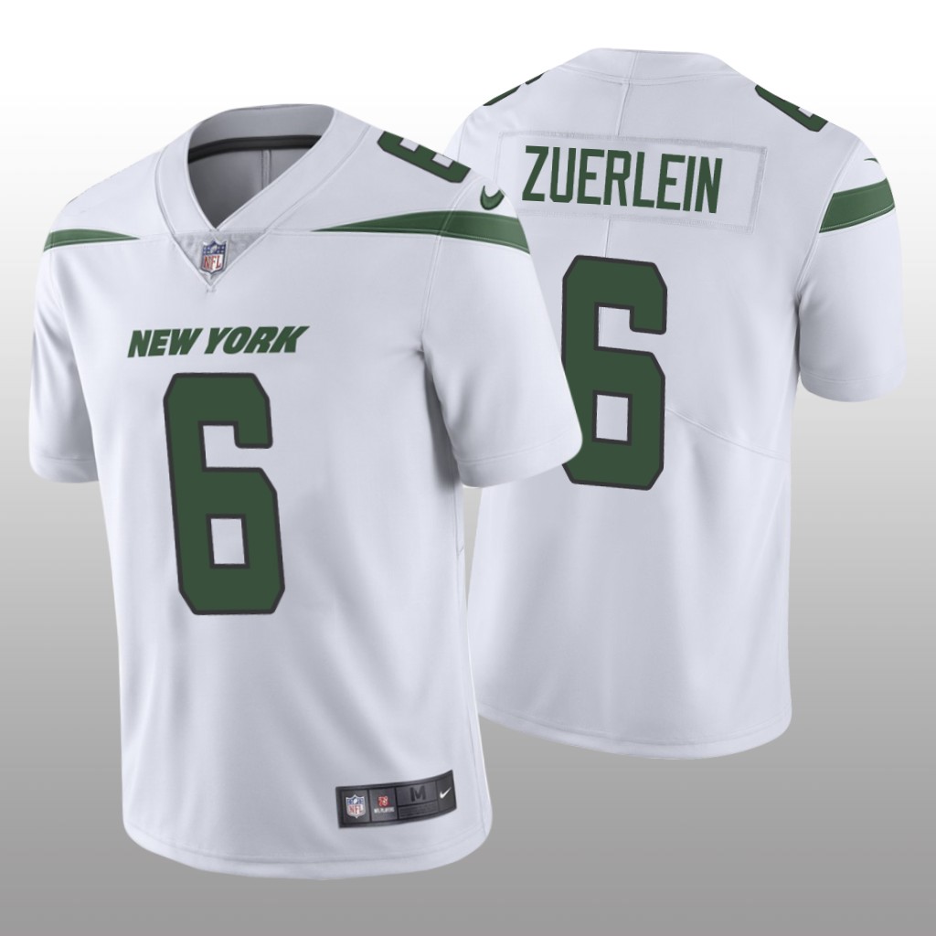 New York Jets Greg Zuerlein White Jersey Vapor Limited - Men's