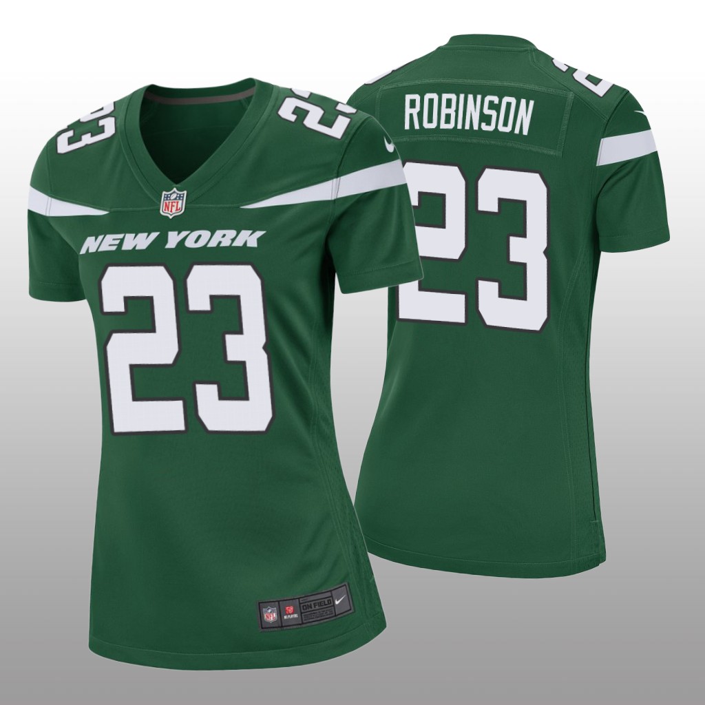 New York Jets James Robinson Green Jersey Game - Women's