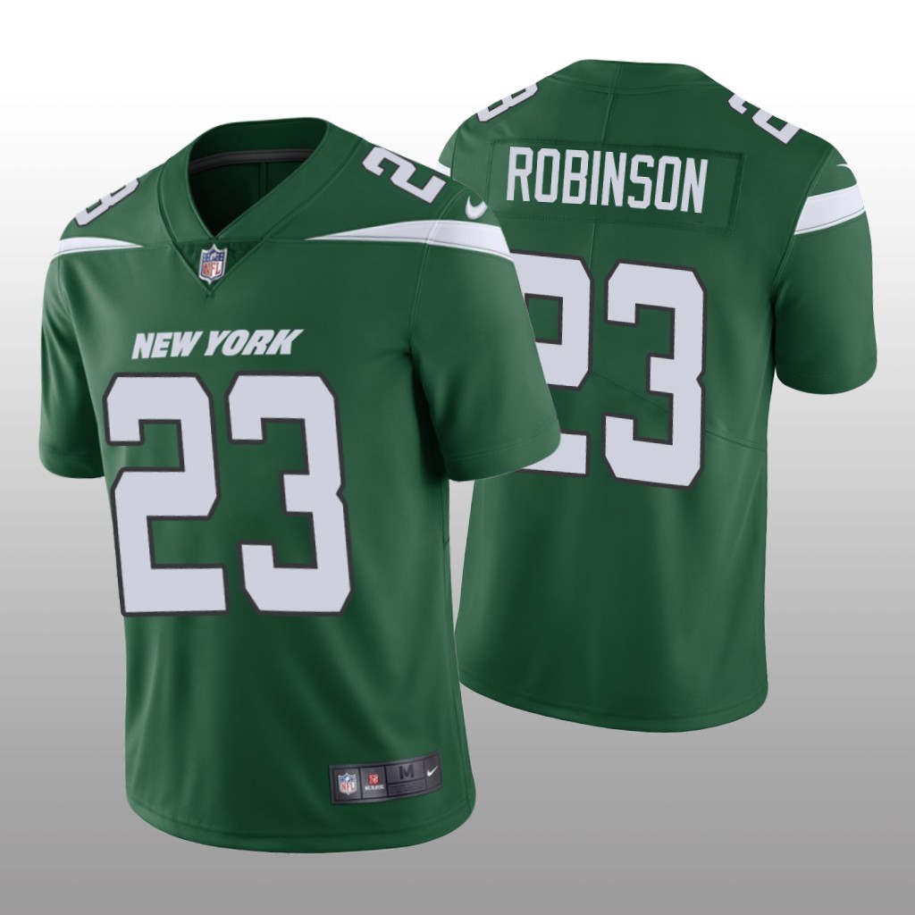 New York Jets James Robinson Green Jersey Vapor Limited - Men's