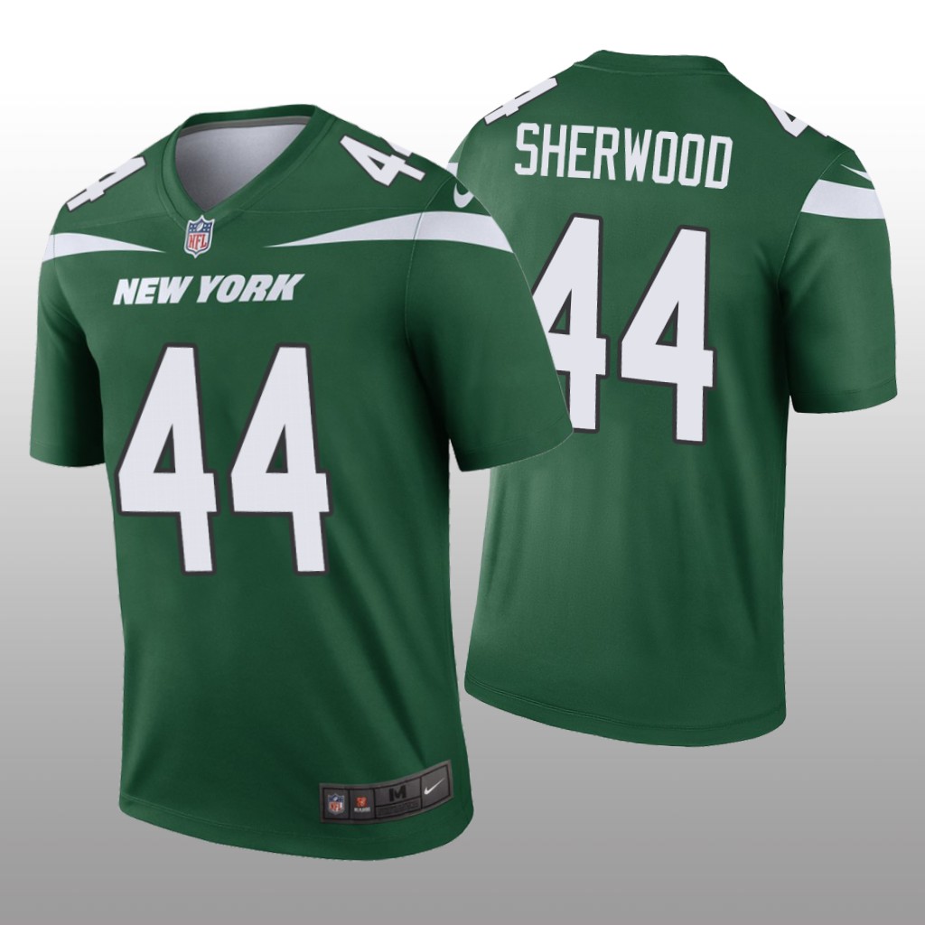 New York Jets Jamien Sherwood Green Jersey Legend - Men's