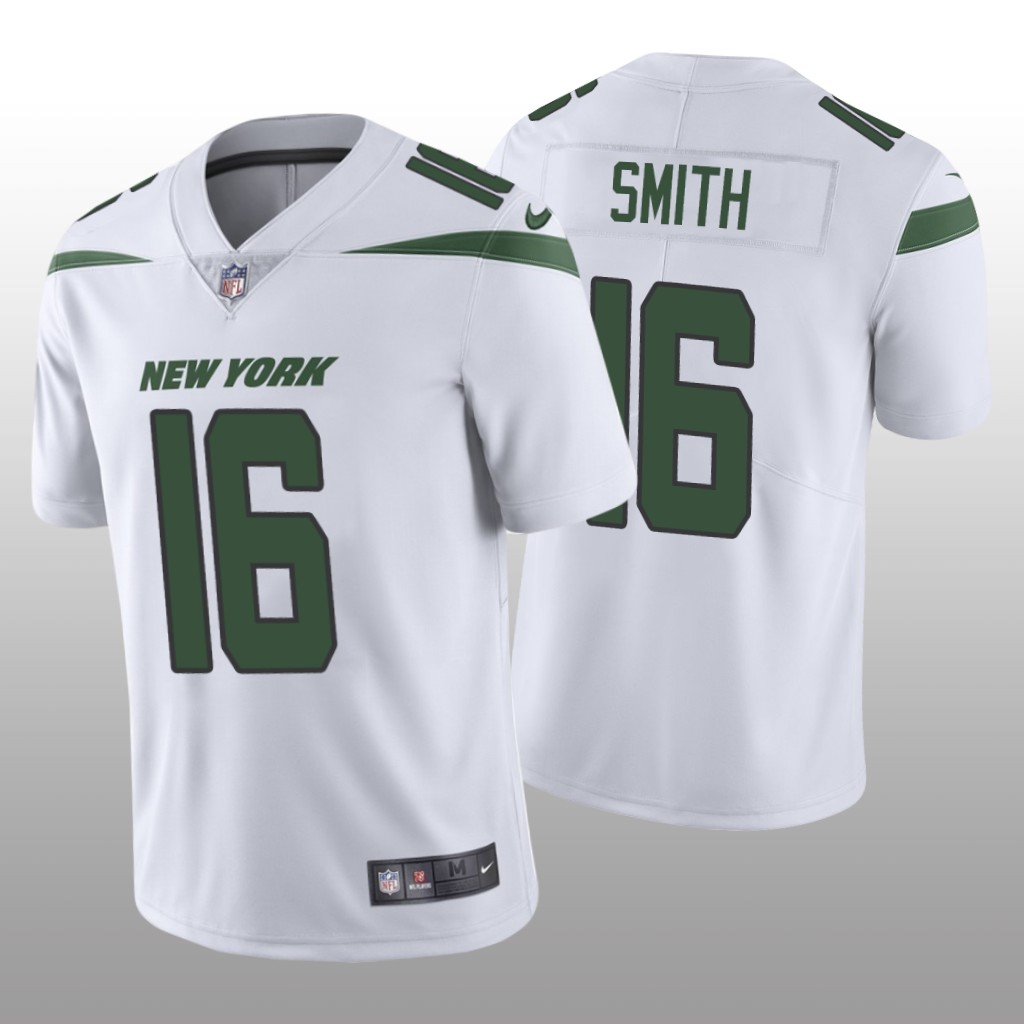 New York Jets Jeff Smith White Jersey Vapor Limited Vapor Limited - Men's
