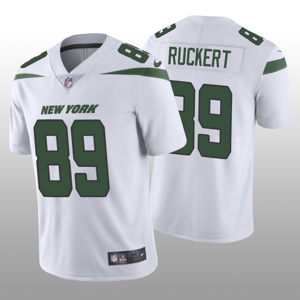 New York Jets Jeremy Ruckert White Jersey Vapor Limited Vapor Limited - Men's