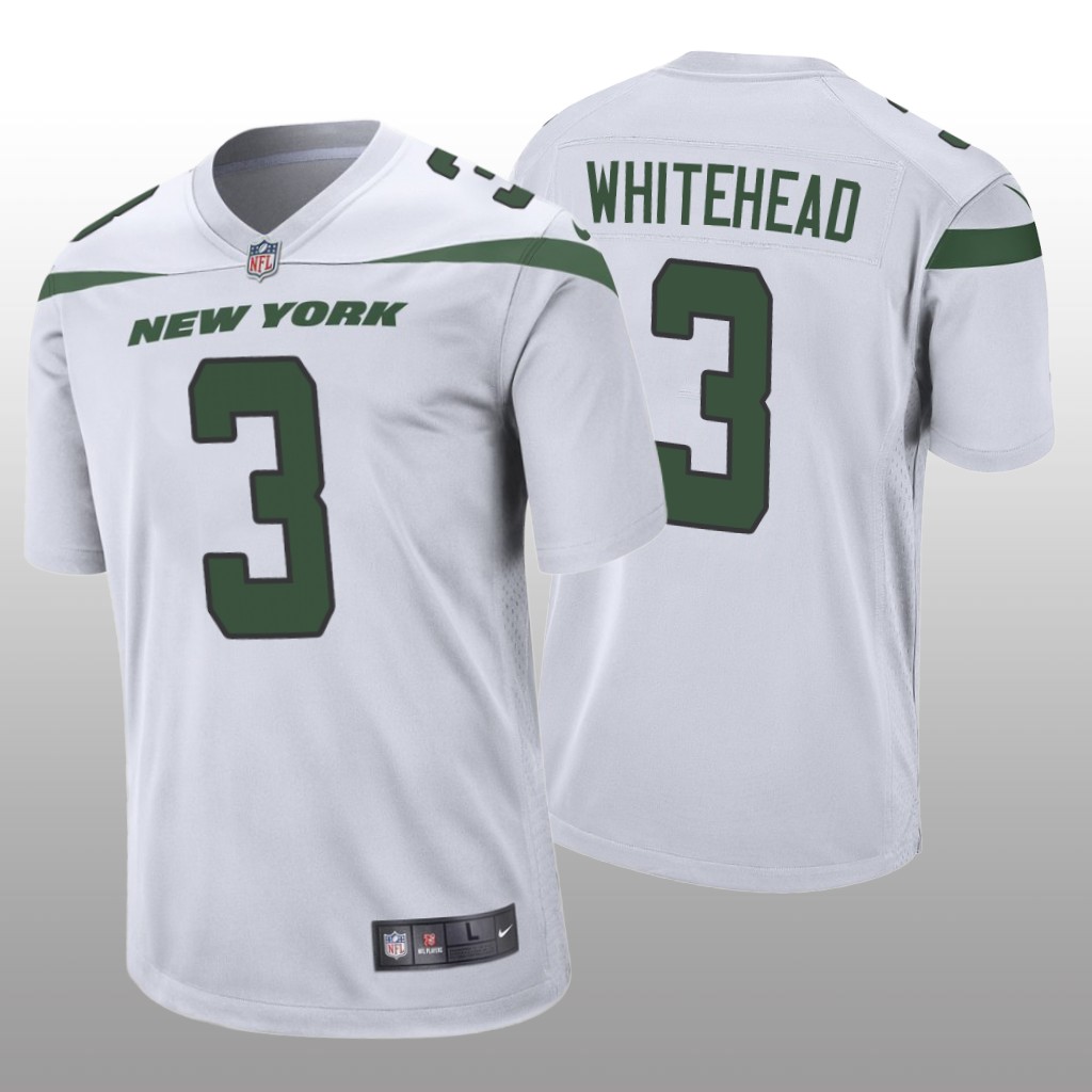 New York Jets Jordan Whitehead White Jersey Game - Men's