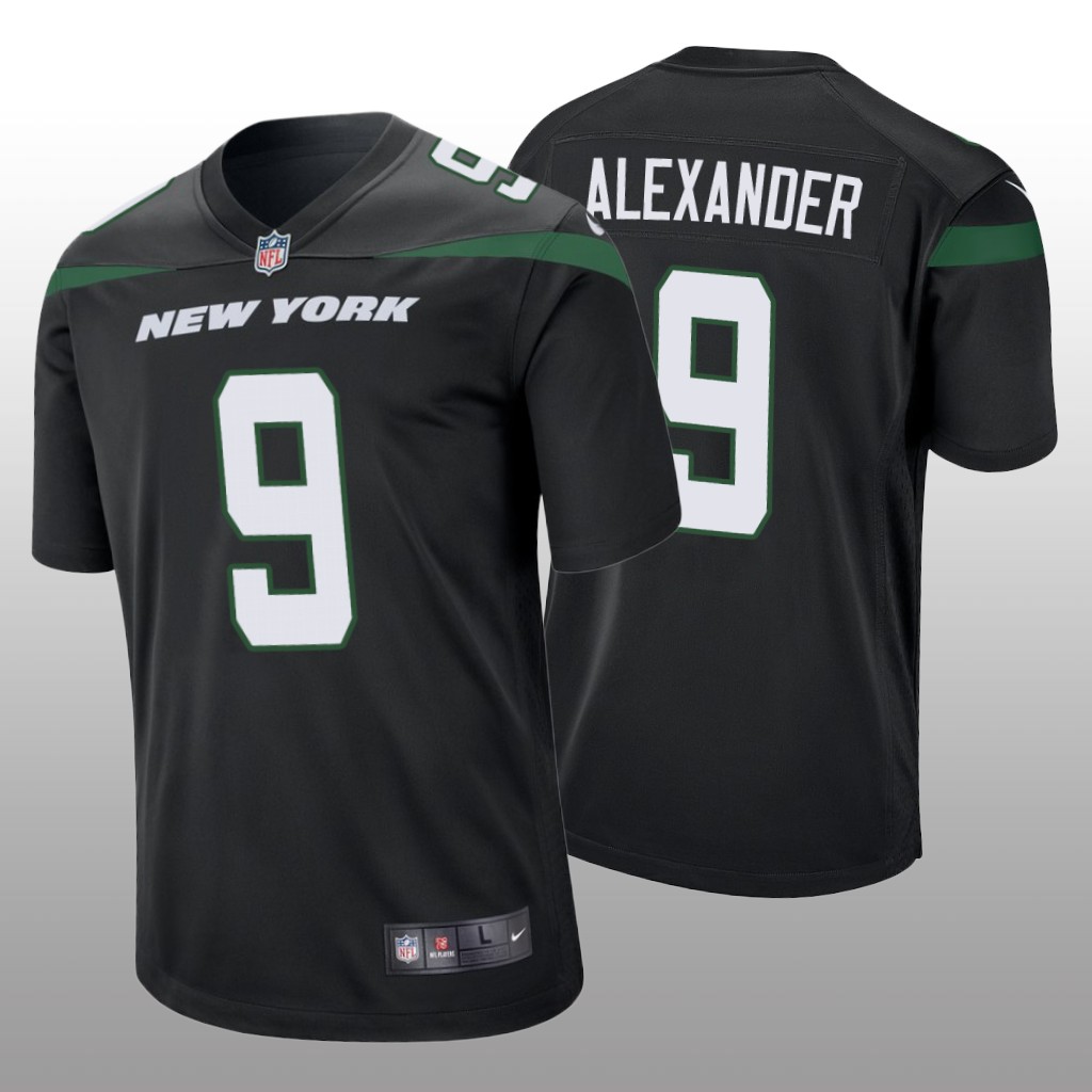 New York Jets Kwon Alexander Black Jersey Game - Men's
