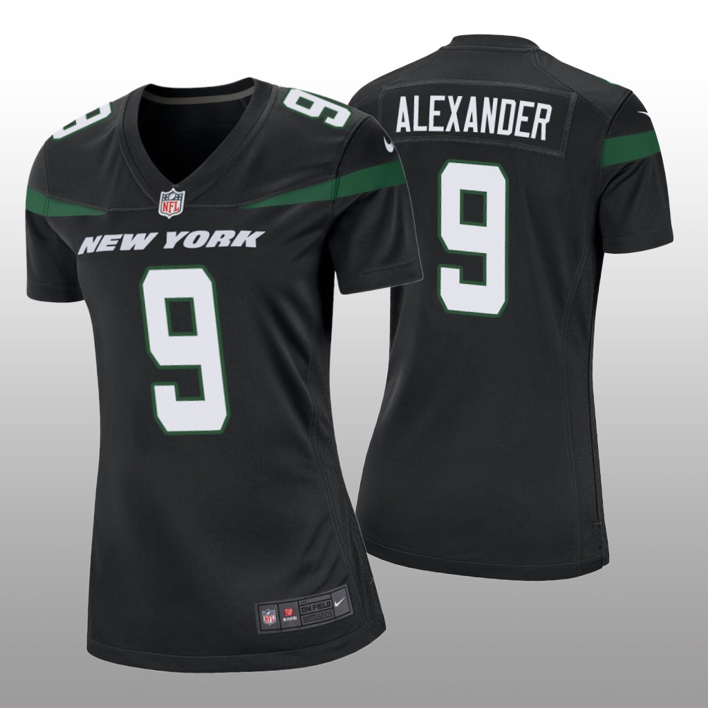 New York Jets Kwon Alexander Black Jersey Game - Women's