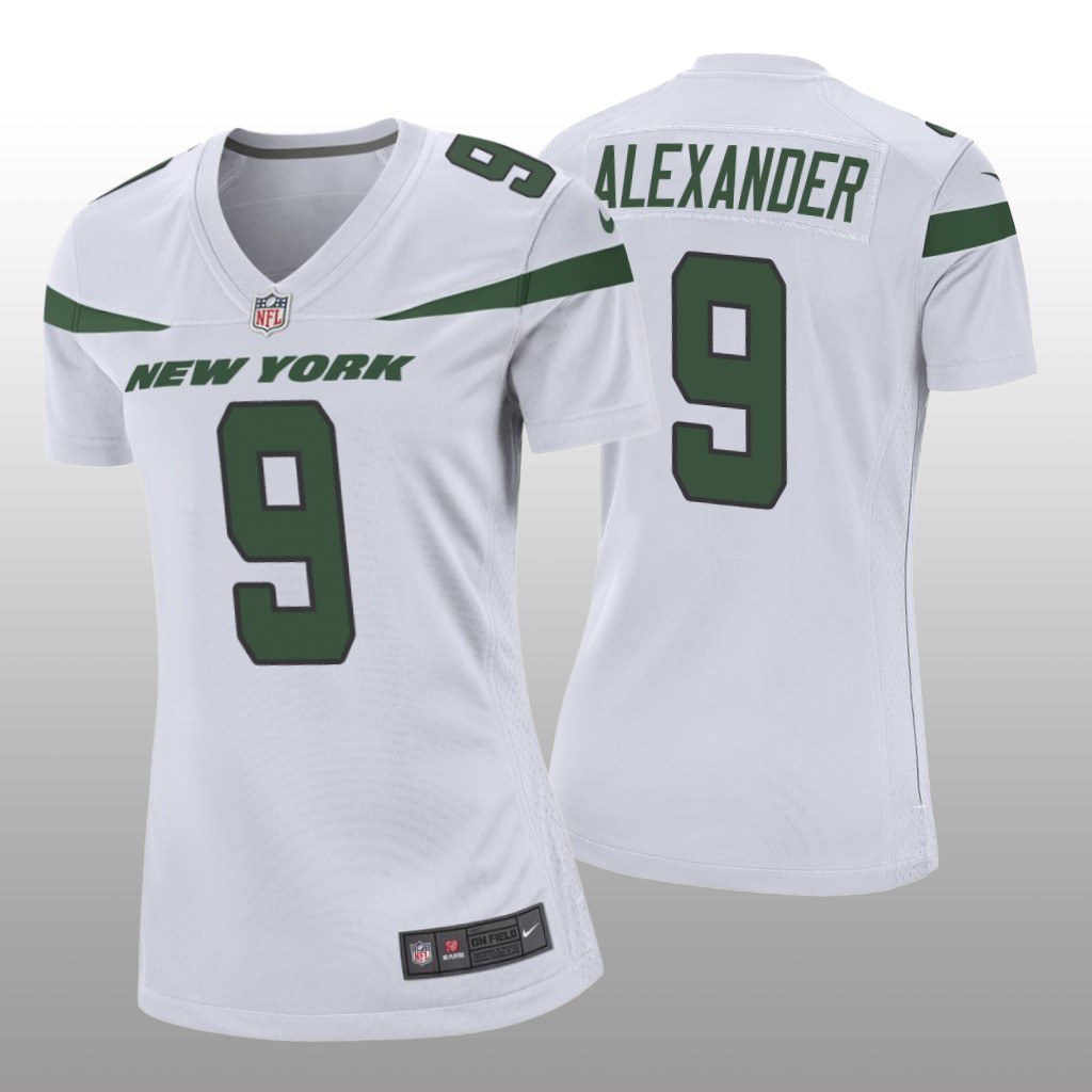 New York Jets Kwon Alexander White Jersey Game - Women's