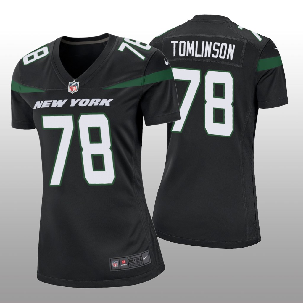 New York Jets Laken Tomlinson Black Jersey Game - Women's
