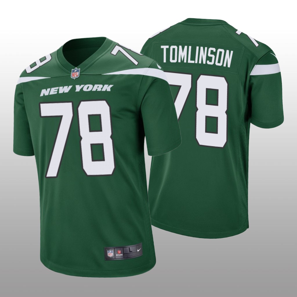 New York Jets Laken Tomlinson Green Jersey Game - Men's