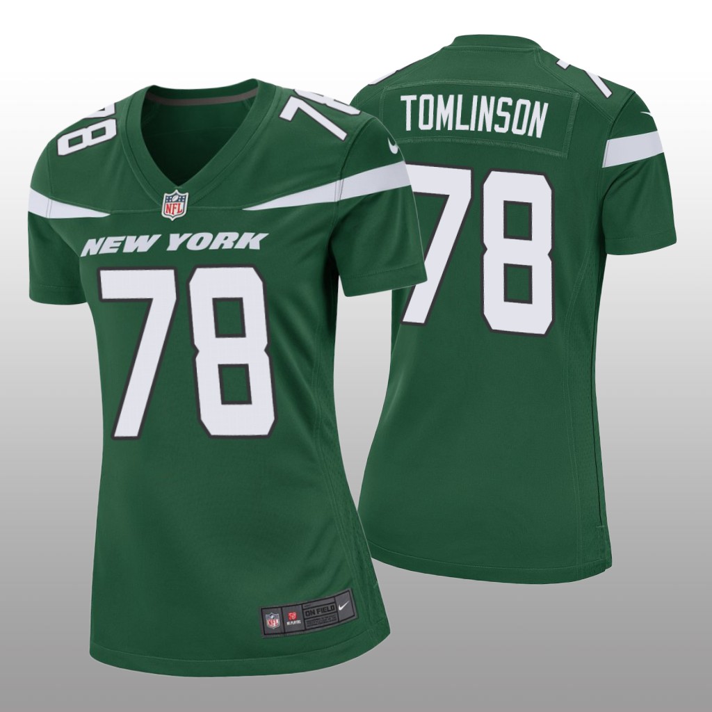 New York Jets Laken Tomlinson Green Jersey Game - Women's