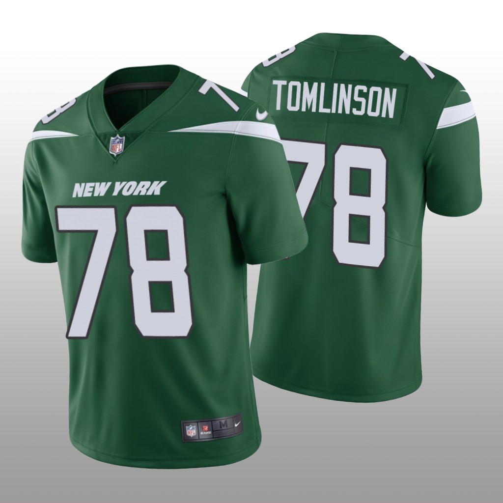 New York Jets Laken Tomlinson Green Jersey Vapor Limited - Men's