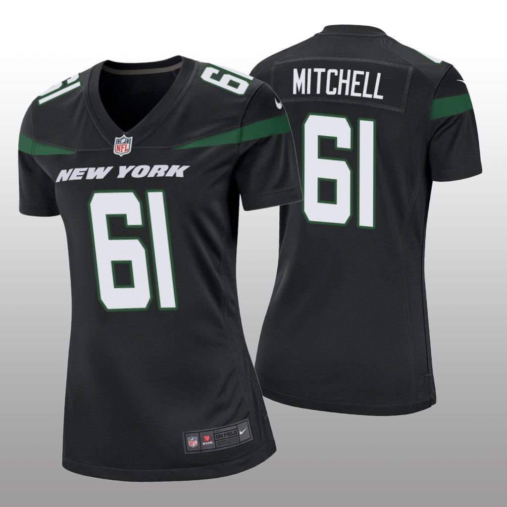 New York Jets Max Mitchell Black Jersey Game - Women's