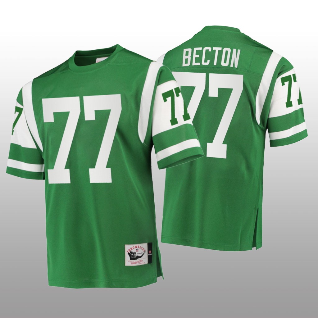 New York Jets Mekhi Becton Green - Men's