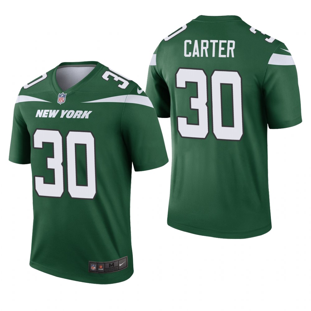 New York Jets Michael Carter Green Jersey Legend - Men's