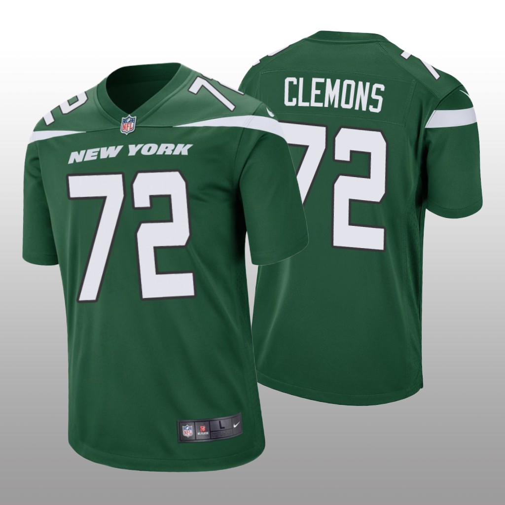 New York Jets Micheal Clemons Green Jersey Game - Men's